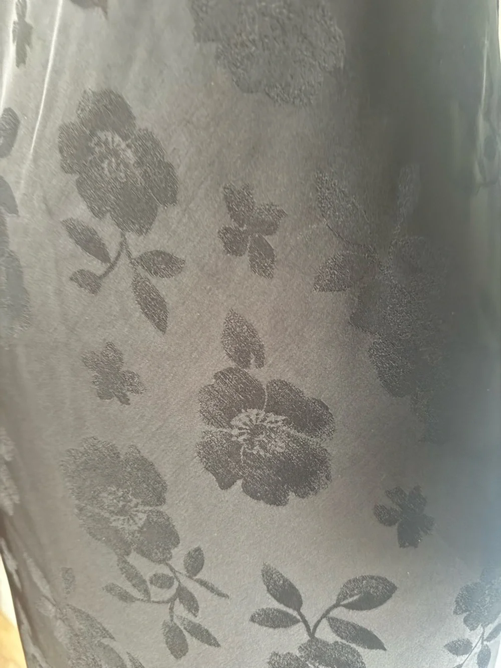 Forever 21 Black Floral Jacquard Maxi Dress - Picture 3 of 4